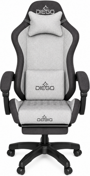Кресло геймерское DIEGO Fabric X Gray