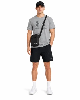 Комплект (футболка сіра, шорти чорні, кепка чорна, барсетка) XL OWN-139