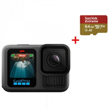 Екшн-камера GoPro HERO 13 Black + 64GB SD Card (CHDSB-131-RT)