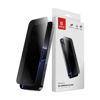 Захисне скло Crong Privacy 3D Armour Glass для iPhone 17 / iPhone 17 Pro / iPhone 16 Pro (5904310705677)