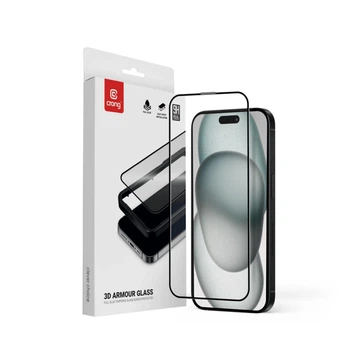 Захисне скло Crong 3D Armour Glass для iPhone 16 / iPhone 15 (5904310706322)
