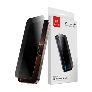 Захисне скло Crong Privacy 3D Armour Glass для iPhone 17 Pro Max / iPhone 16 Pro Max (5904310705684)