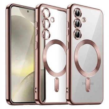 Чехол Fiji Chrome для Samsung Galaxy S26 Plus (S947) с MagSafe и защитой камер Rose Gold
