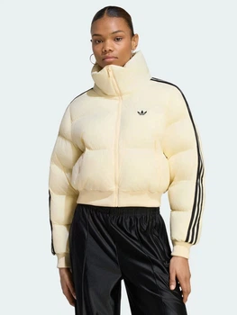 Куртка демисезонная короткая женская Adidas Originals Adicolor Jkt KR9552 XS Warm Vanilla (4069996557963)