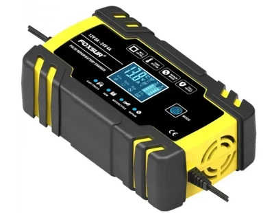 Зарядное устройство для легковых и грузовых авто Foxsur 12V-24V 8A FBC122408D