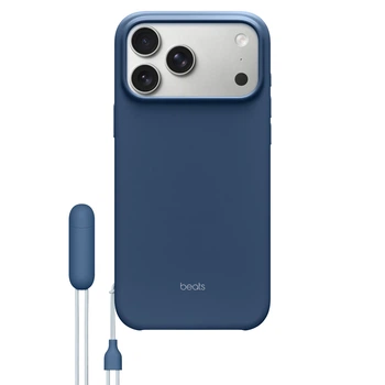 Чохол-накладка Beats iPhone 17 Pro Max/18 Pro Max Case з MagSafe та Camera Control with Kickstand Bedrock Blue (BTS17PMBRBL)