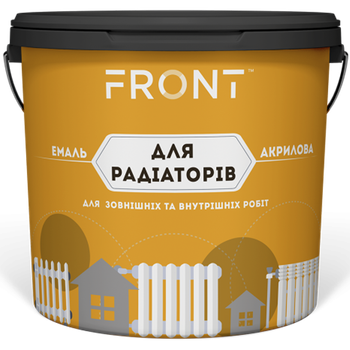 Емаль для радіаторів FRONT (0,85 кг) біла