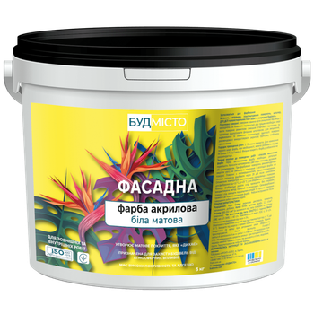 Фарба акрилова Фасадна Будмісто (3 кг)