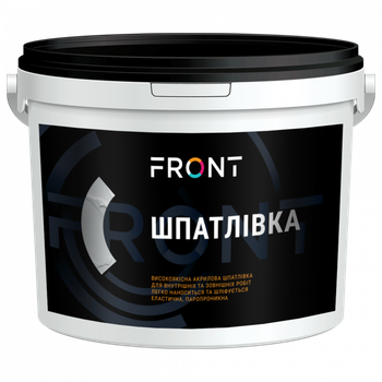 Шпаклівка Акрилова FRONT готова до застосування (27 кг)