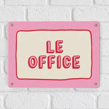 Металева табличка Le office 26х18,5 см