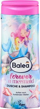 Дитячий гель для душу та шампунь 2в1 Balea Forever a Mermaid 300 мл з ніжним ароматом