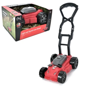 Детская игровая газонокосилка 24 х 32 х 50 см, звук и свет, красный (T1810)