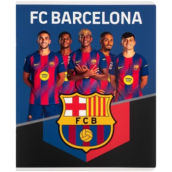 Тетрадь школьная Kite FC Barcelona BC26-238, 24 листа, клетка