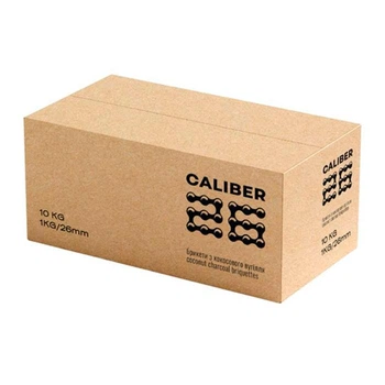 Кокосовый уголь оптом Caliber 26 cub 10 кг