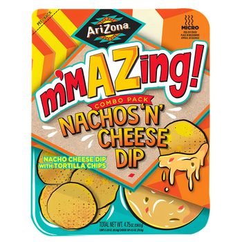 Чіпси AriZona mMAZing! Combo Pack Nachos 'N' Cheese Dip з сирним соусом 134,6 г