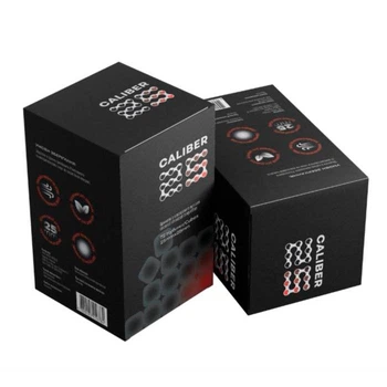 Кокосовый уголь Caliber 25 cub (в коробке) 1 кг