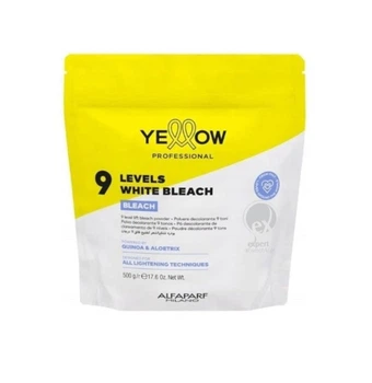 Освітлювач для волосся Yellow Bleach 9 Levels Освітлююча пудра для волосся до 9-ти тонів 500 g