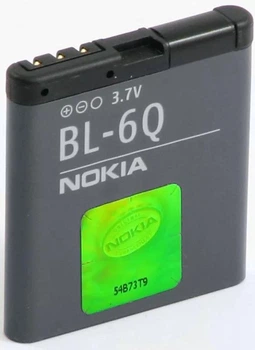 Аккумулятор BL-6Q для Nokia 6700 Classic, 6700 Gold Edition, RM-470, 6700c-1 Original