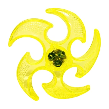 Летающий бумеранг SB2306(Yellow) резина, со светом, 15 см, в пакете