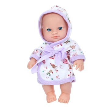 Детская игрушка Пупс в халате A201-U(Violet) 21 см