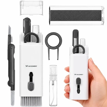 Многофункциональный набор для чистки Wozinsky HWZ-71G 7в1 для электроники Grey (5907769387838)