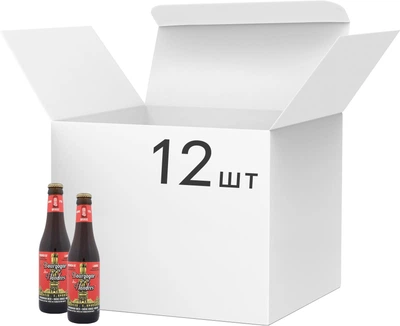 Упаковка пива Bourgogne des Flandres Rouge-Brune темное фильтрованное 5% 0.33 л x 12 шт (5411516000524)
