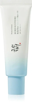 Сонцезахисний крем для обличчя BEAUTY OF JOSEON Relief Sun Aqua-Fresh Rice + B5 SPF 50+ PA++++ 50 мл — зволожувальний SPF-крем з р