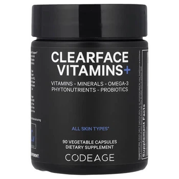 Codeage Clearface Vitamins+ 90 растительных капсул