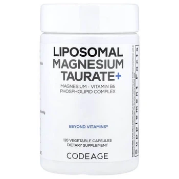 Магний Codeage Liposomal Magnesium Taurate+ 120 растительных капсул