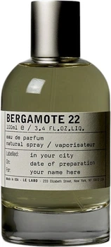 Woda perfumowana unisex Le Labo Bergamote 22 100 ml (811901022912)