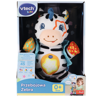 Інтерактивна іграшка VTech Vtech Baby Hit Зебра Біла (5900511612387)