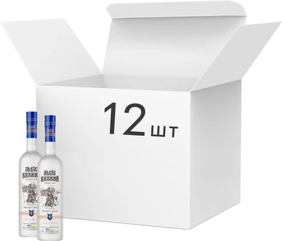 Упаковка горілки особливої Львів Княжий Premium 0.5 л 40% х 12 шт (4820210840748)