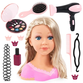 Льлька-манекен для зачісок Bayer Super Model Blonde з аксесуарами 27 cм 90088BT (4003336421484)