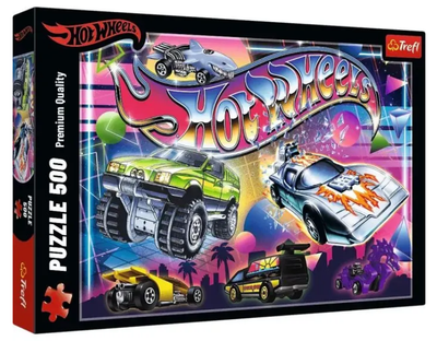 Пазлы Hot Wheels: 80-ти (500 эл.) 37538 (Trefl)