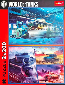 Пазли World of Tanks. Бронетанковая миссия (2х200 эл.) 13346 (Trefl)