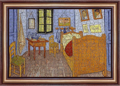 Пазлы Art Collection в рамке. Винсент ван Гог. Спальня в Арле (500 эл.) 37545 (Trefl)