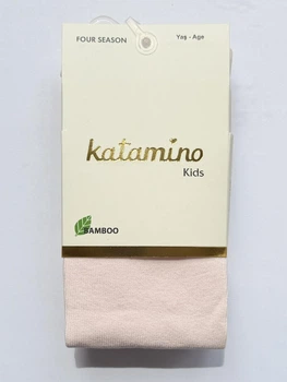 Детские колготки Katamino Bamboo однотонные Светло-розовые 119-131 / 7-8 лет