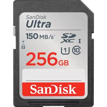 Карта памъяти SanDisk 256GB SDXC class 10 UHS-I Ultra (SDSDUNC-256G-GN6IN)