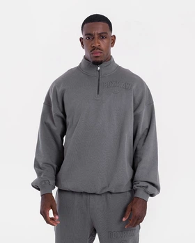 Світшот East Street 1/4 Zip Сіра XS
