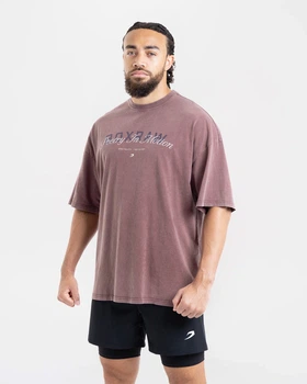 Футболка Poetry In Motion Oversized Бордова XL