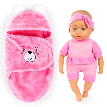 Пупс Bayer My First Baby с халатом 35 см Розовый 93501AB (4003336421309)