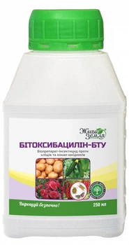 Биоинсектицид Битоксибацилин-БТУ Жива Земля, 250 мл