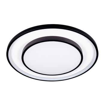 Потолочная декоративная светодиодная LED люстра 64 W Черная (26186)