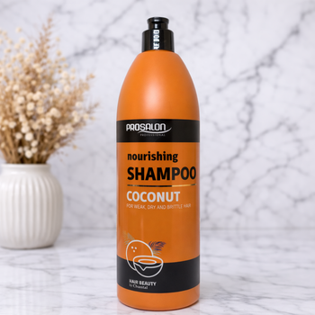 Шампунь кокос для жестких волос Prosalon Coconut Shampoo, питательный шампунь для сухих волос, 1000 мл