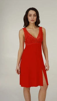 Ночная рубашка женская ellen Ruby 111/13/01 XL красный