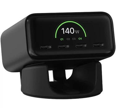 Зарядное устройство Satechi ChargeView 140W Desktop Black (ST-C4CV140C-EU)
