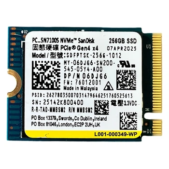 SSD накопитель 256Gb SanDisk PC SN7100S (SDFPTSK-256G)