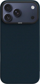 Etui plecki Yaxo Aramid Fiber Ultra Slim Case do Apple iPhone 17 Pro Electric Blue (YMAAFUSKCI17P01BL)