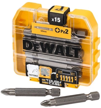 Zestaw końcówek udarowych DeWalt Tic Tac PZ2 15 szt (DP73-QZ)