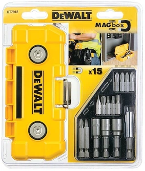 Zestaw końcówek udarowych magnetycznych DeWalt 15 szt (DT7918-QZ)